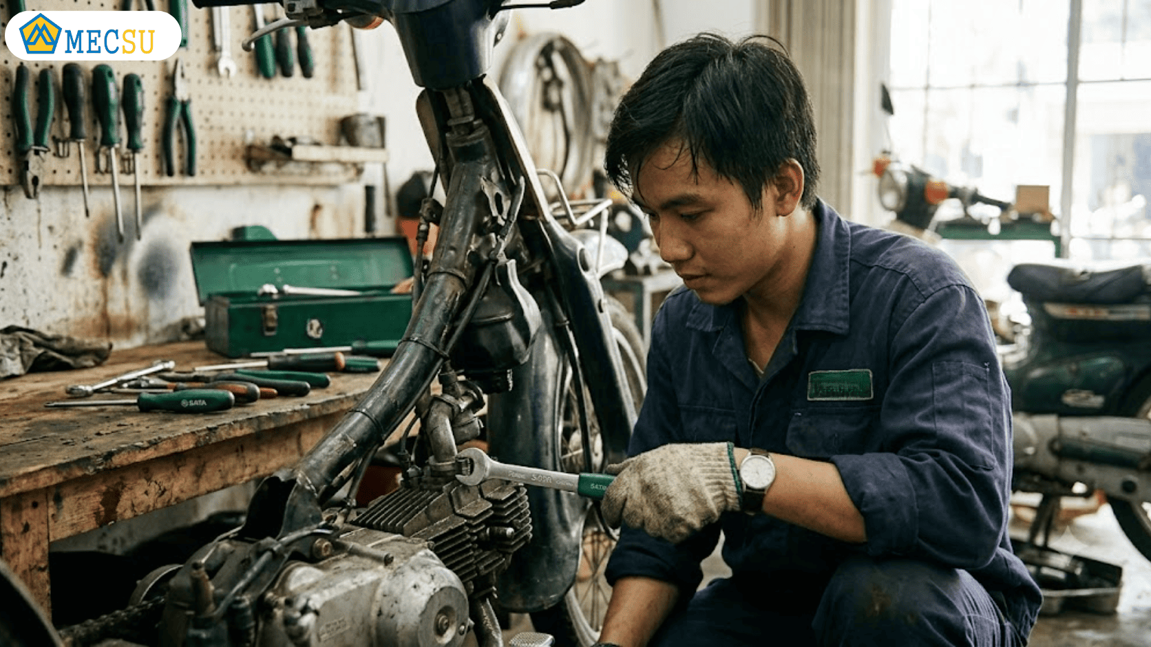 Ứng dụng cờ lê vòng miệng trong bảo trì điện tử